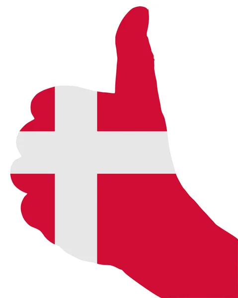 Данська-палець сигналу — стокове фото