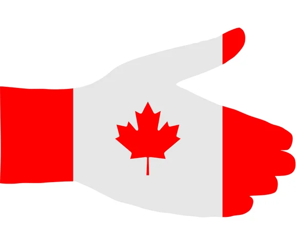Kanadischer Händedruck — Stockfoto