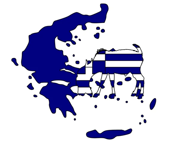Greek he-goat — Stock Photo, Image
