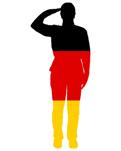 Německý pozdrav — Stock fotografie