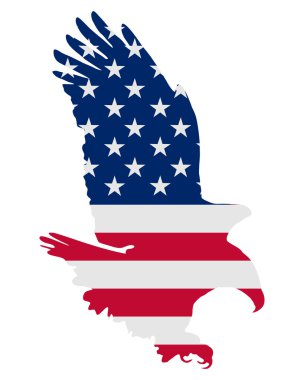 American bold eagle clipart