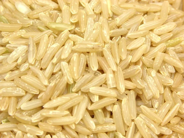 Grão de arroz integral em uma visão de close-up — Fotografia de Stock