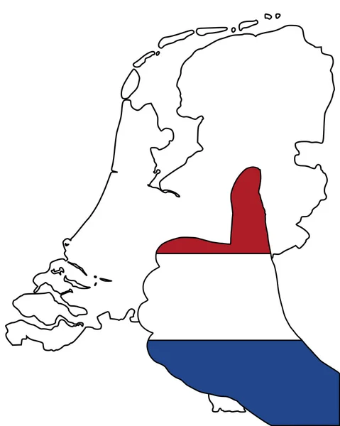 Nederlandsk fingersignal – stockfoto