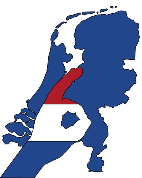 Nederländska finger signal — Stockfoto