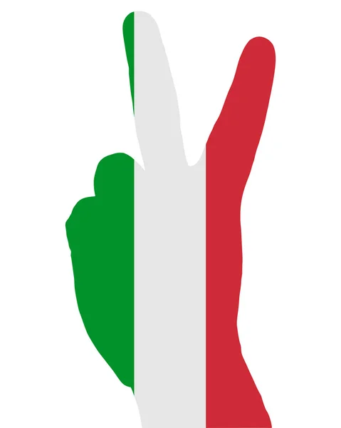 Італійський пальця сигналів — стокове фото