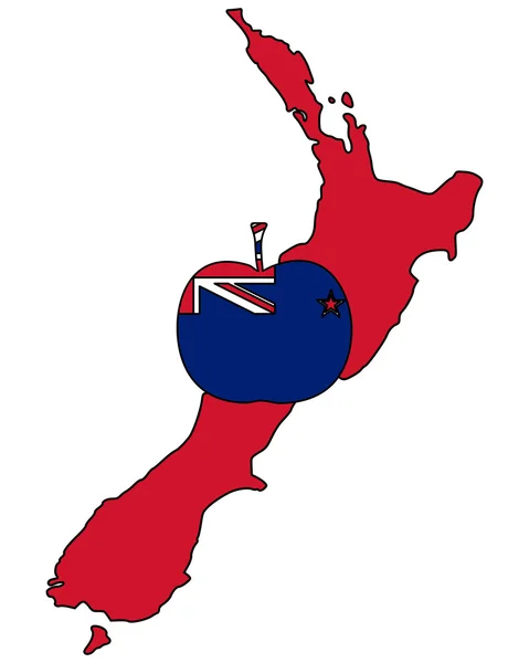 Neuseeland-Apfel — Stockfoto