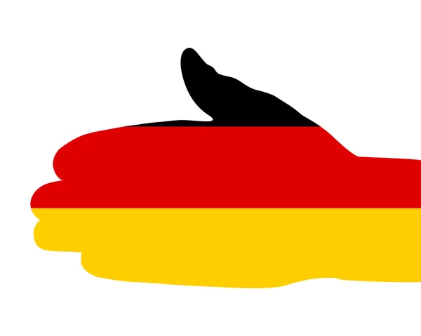 Німецький рукостискання — стокове фото