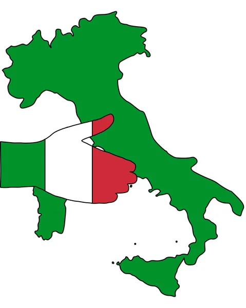 Välkommen till Italien — Stockfoto