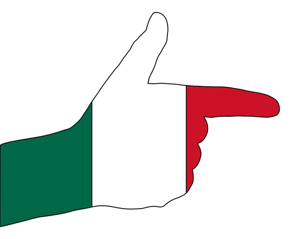 Mexická prst signál — Stock fotografie