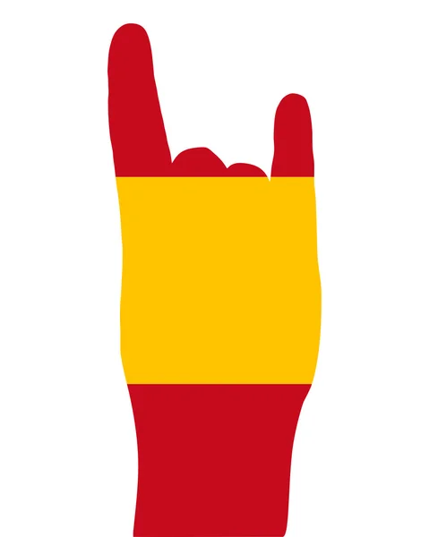 Spanish finger signal — Stock Photo, Image