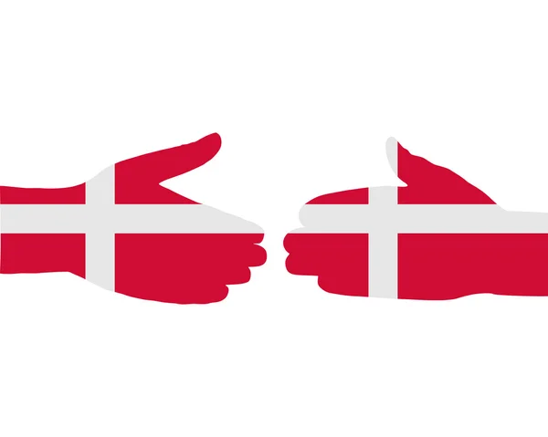 Deense handdruk — Stockfoto