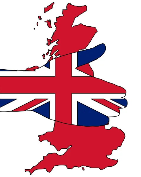 British welcome — Stock Photo, Image
