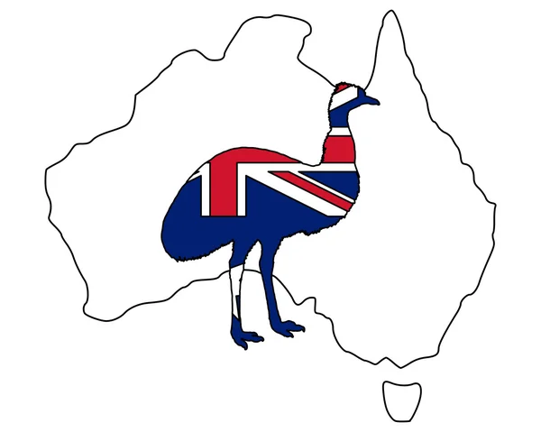 Australisk emu — Stockfoto