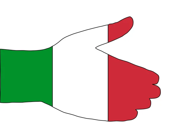 Italienischer Händedruck — Stockfoto