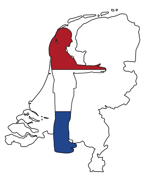 Голландское рукопожатие — стоковое фото