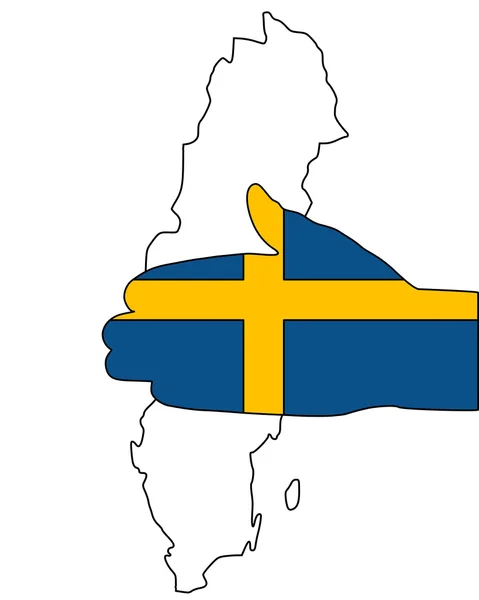 Шведська рукостискання — стокове фото