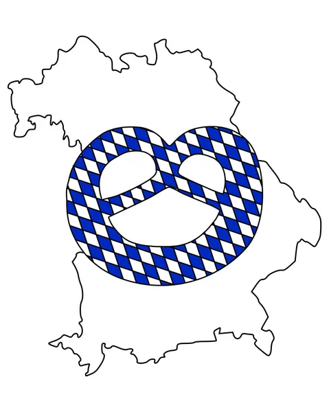 Beierse krakeling — Stockfoto
