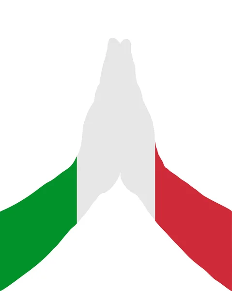 Italian praying — Stock Photo, Image