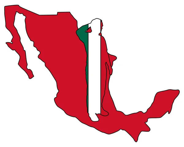 Mexikanska salut — Stockfoto