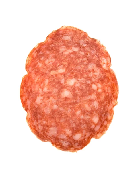 stock image Slice of sausage