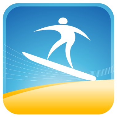 Snow boarding clipart