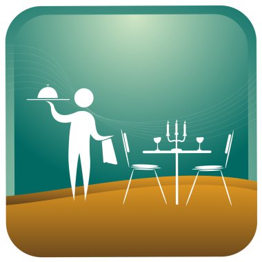 Waiter clipart