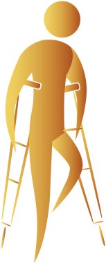 Crutches Support clipart