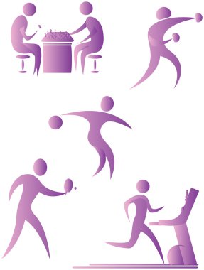 Sports collection clipart