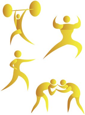 Sports collection clipart