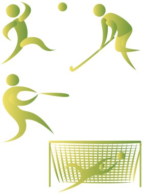 Sports collection clipart