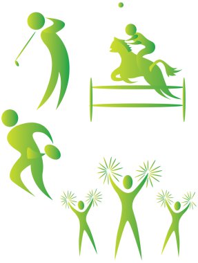 Sports collection clipart