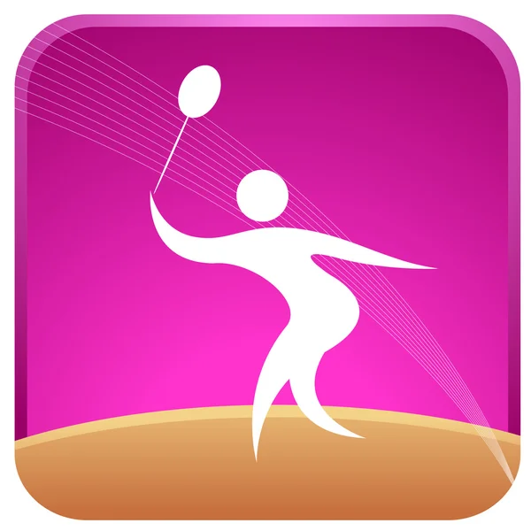 Badminton — Stock Vector