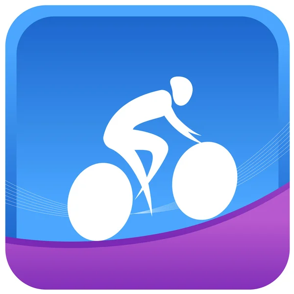 サイクリング — ストックベクタ