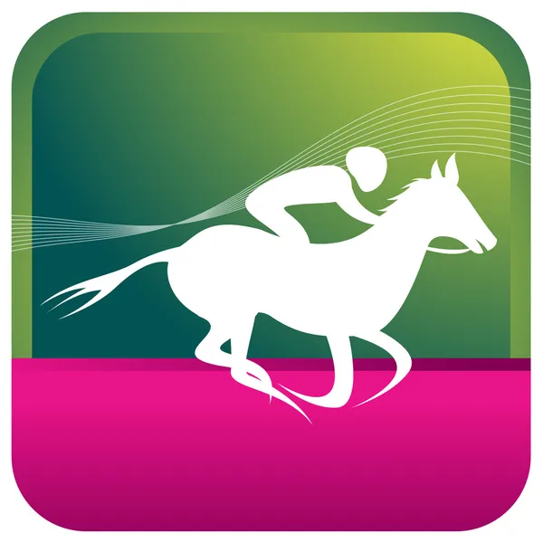Horse riding, derby — Stock Vector