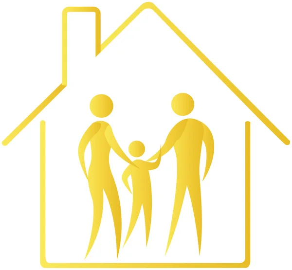 Assurance habitation Sécurité — Image vectorielle