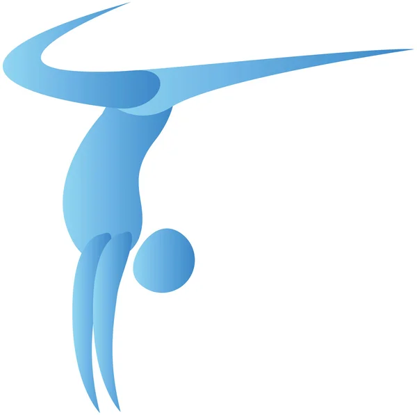 Gymnastique Sports — Image vectorielle