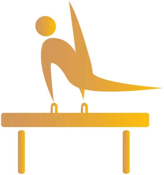 Gymnastics Sports — Stock Vector