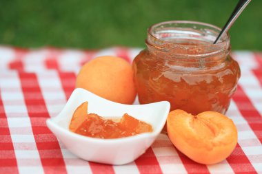 Apricot jam clipart