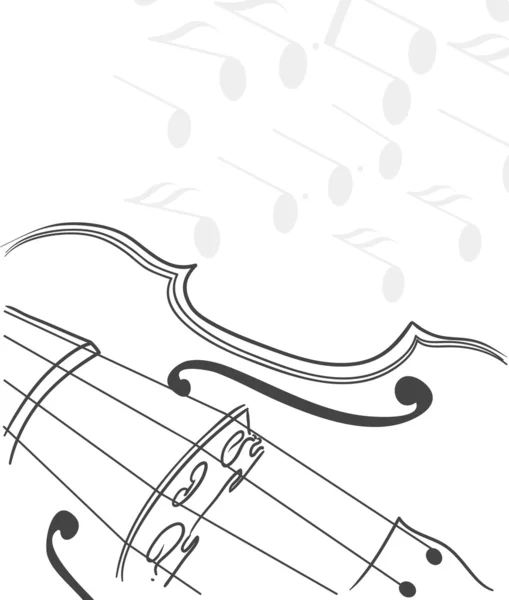 Violino sfondo — Vettoriale Stock