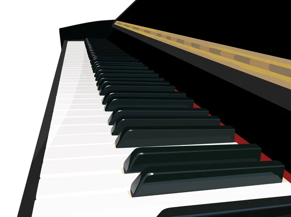 Piyano arka plan — Stok Vektör