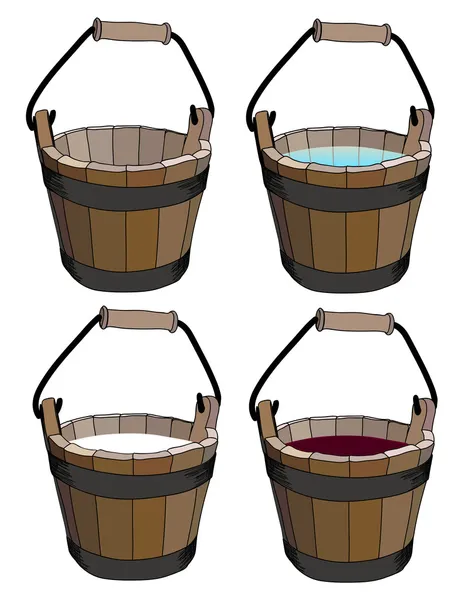 桶 — 图库矢量图片