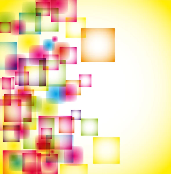 Abstracte multi gekleurde vierkante achtergrond eps10 — Stockvector