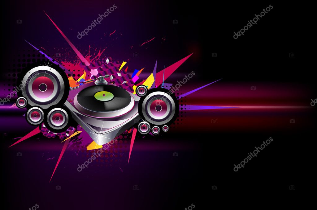 Dj musical poster Stock Vector Image by ©theromb #2921998