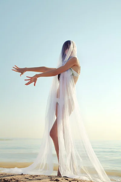 Dancing mermaid — Stock Photo, Image