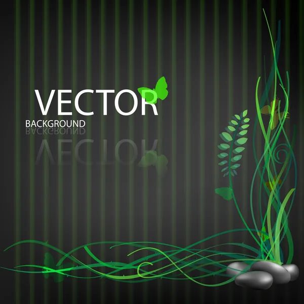 Fondo abstracto. Selva vectorial — Vector de stock