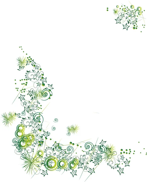 Ornement vert — Image vectorielle