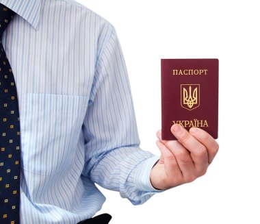 The passport for travel clipart