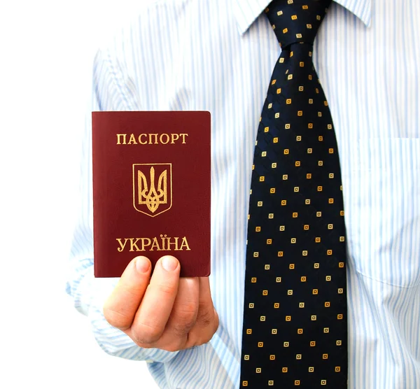 O passaporte para viajar — Fotografia de Stock