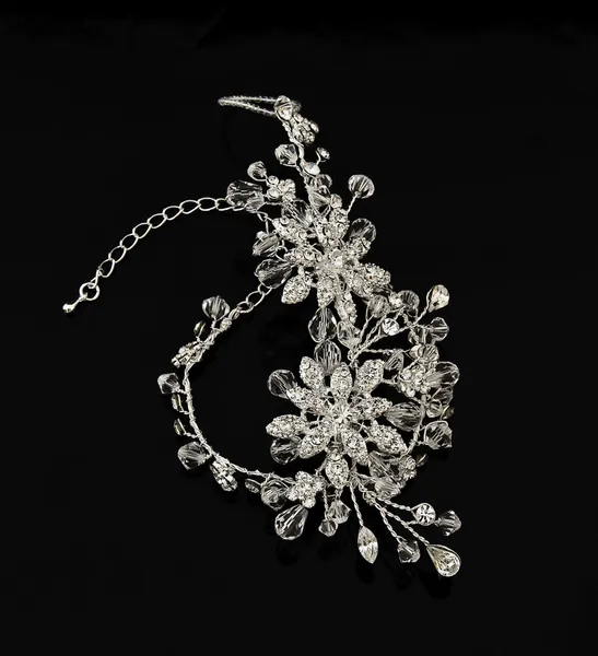 Elegancki diamentową bransoletkę — Zdjęcie stockowe