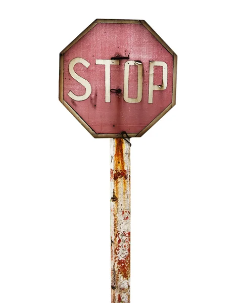 Trafik skylt "stop" — Stockfoto